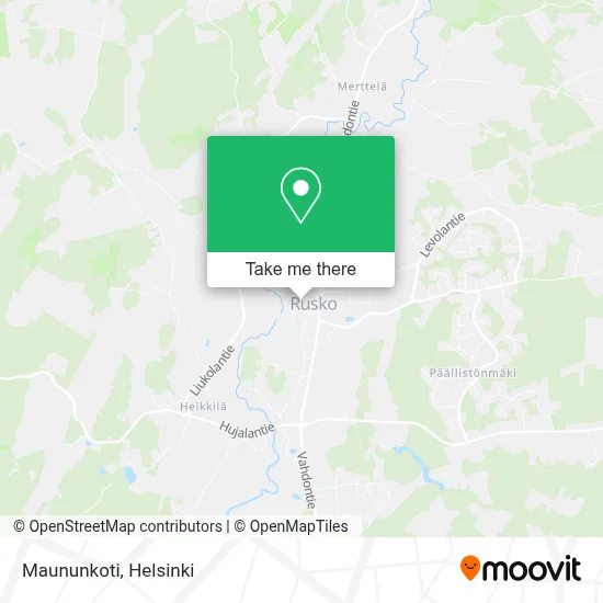 Maununkoti map