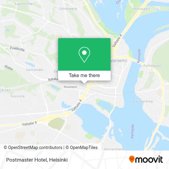 Postmaster Hotel map