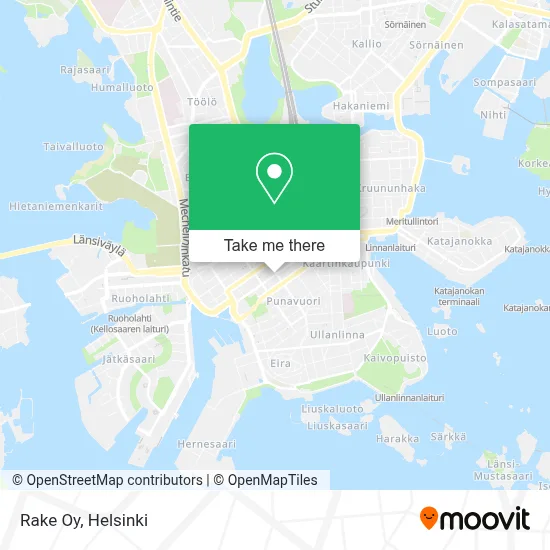 Rake Oy map