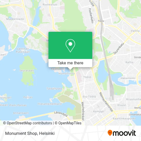 Monument Shop map
