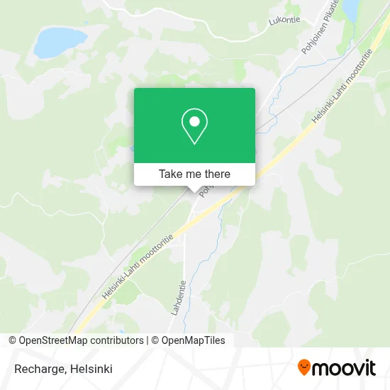 Recharge map