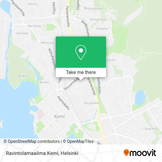 Ravintolamaailma Kemi map