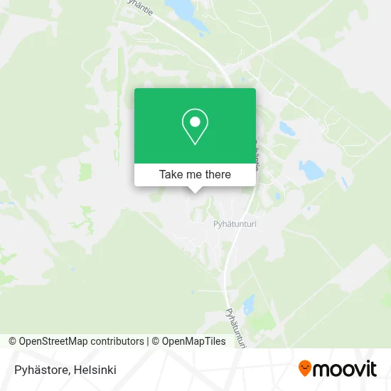 Pyhästore map