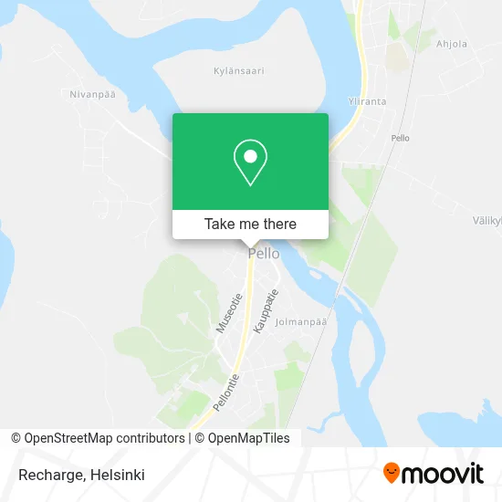 Recharge map