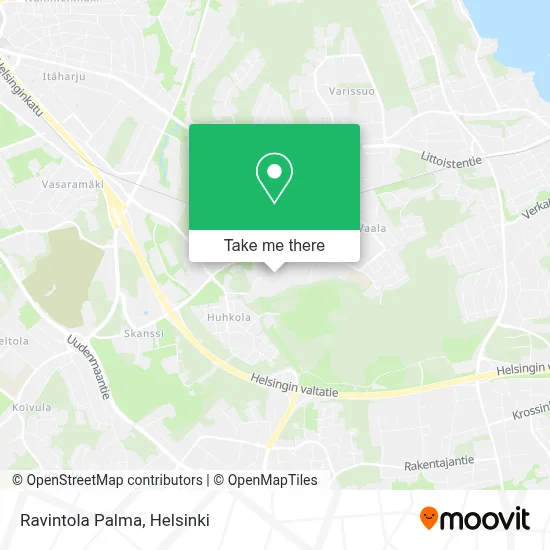 Ravintola Palma map