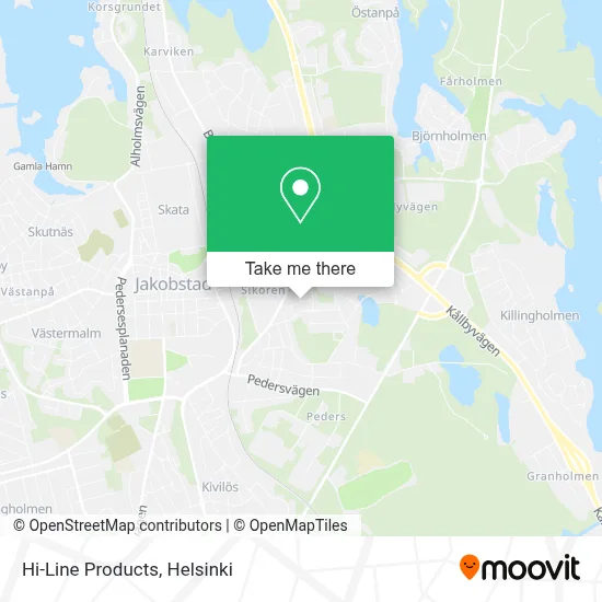 Hi-Line Products map