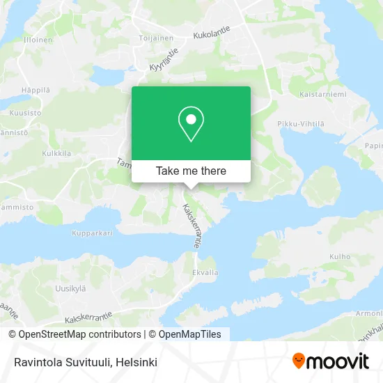 Ravintola Suvituuli map