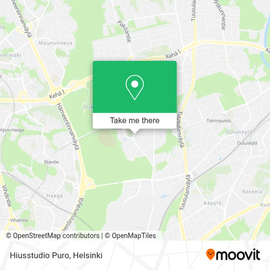 Hiusstudio Puro map