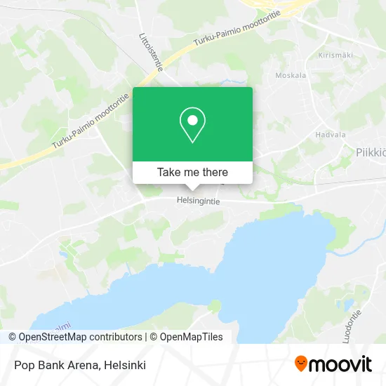 Pop Bank Arena map