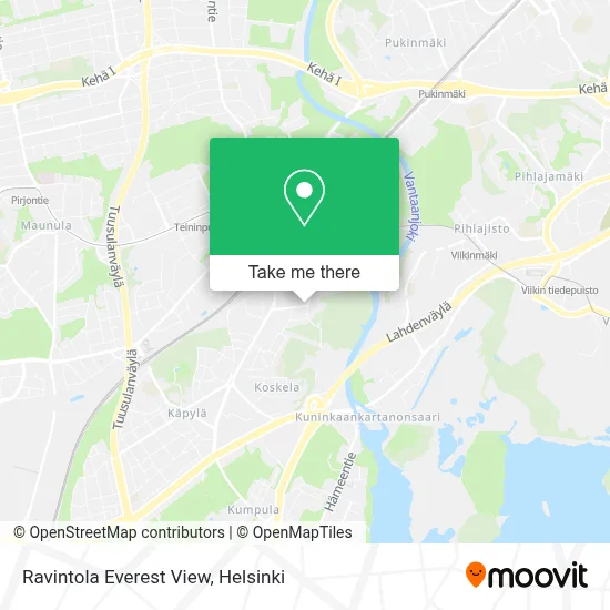 Ravintola Everest View map