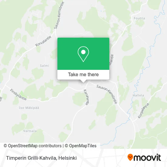 Timperin Grilli-Kahvila map