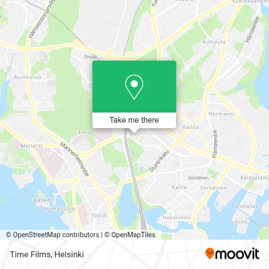 Time Films map
