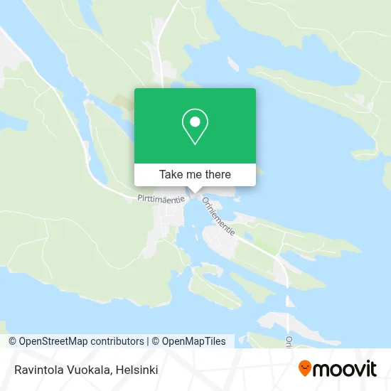 Ravintola Vuokala map