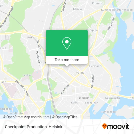 Checkpoint Production map