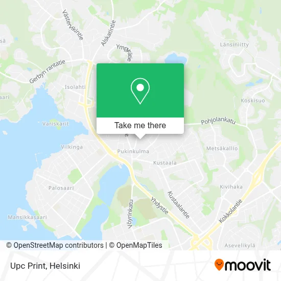 Upc Print map
