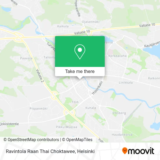 Ravintola Raan Thai Choktawee map
