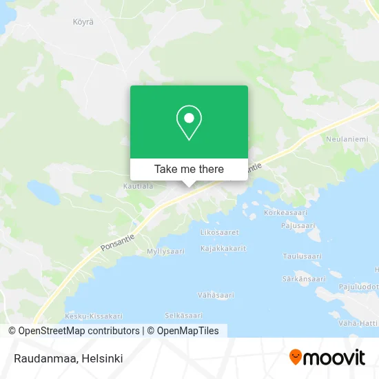 Raudanmaa map