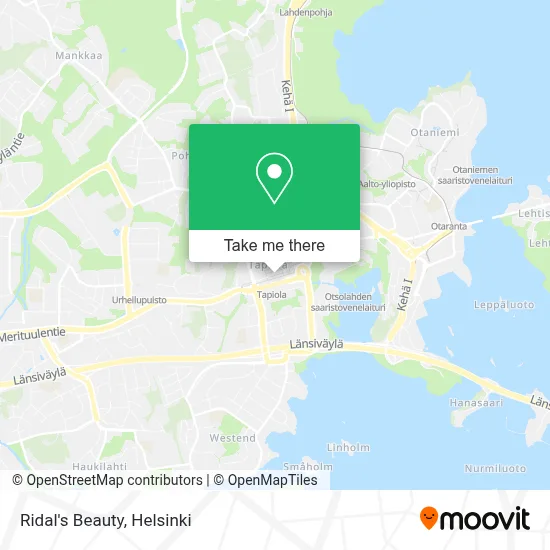 Ridal's Beauty map