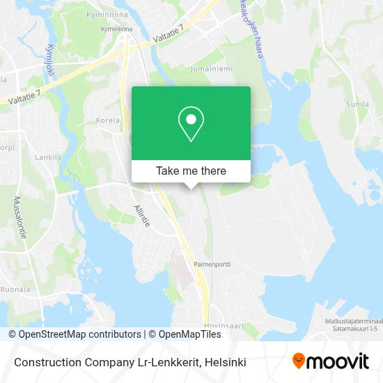 Construction Company Lr-Lenkkerit map