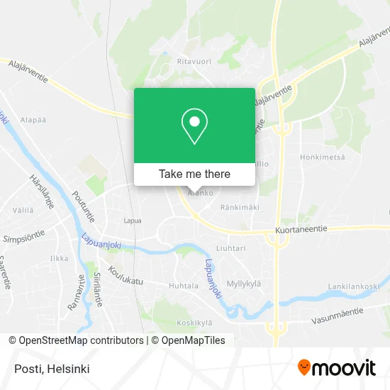 Posti map