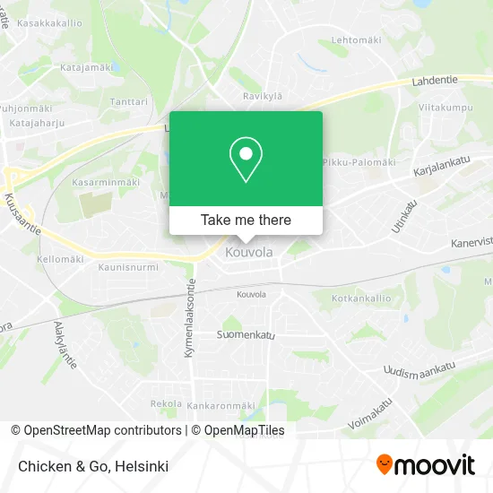 Chicken & Go map