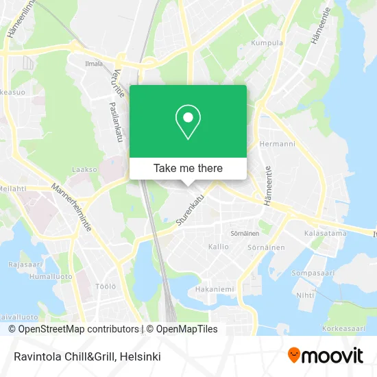 Ravintola Chill&Grill map