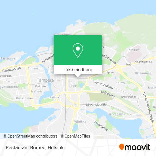 Restaurant Borneo map