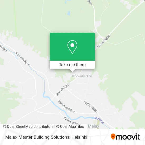 Malax Master Building Solutions map