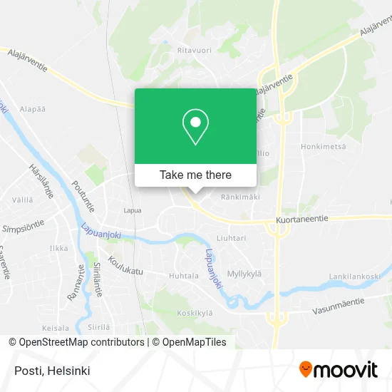 Posti map