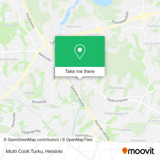 Multi Cook Turku map