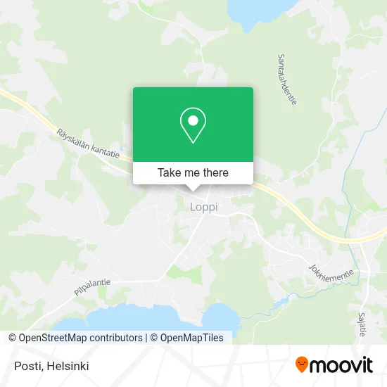 Posti map