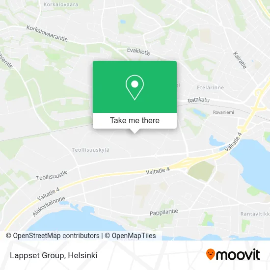 Lappset Group map