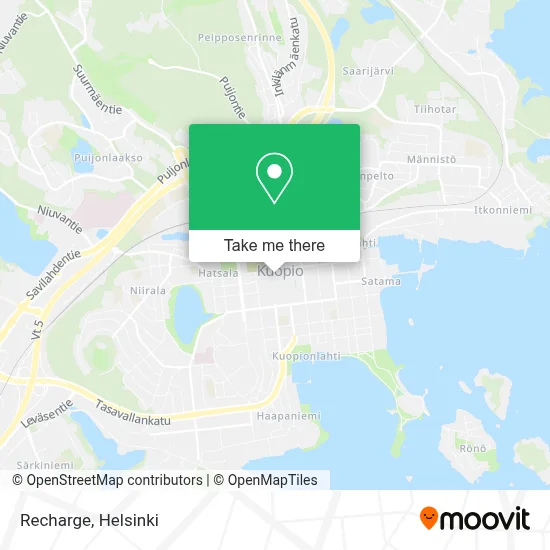 Recharge map