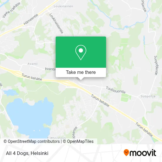 All 4 Dogs map