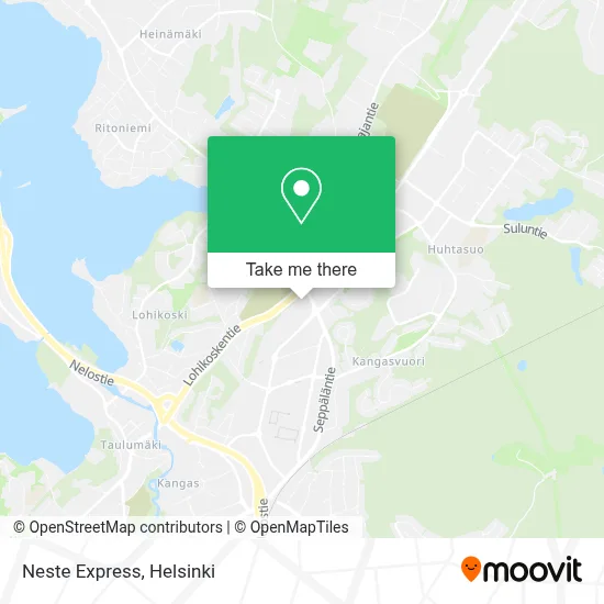 Neste Express map