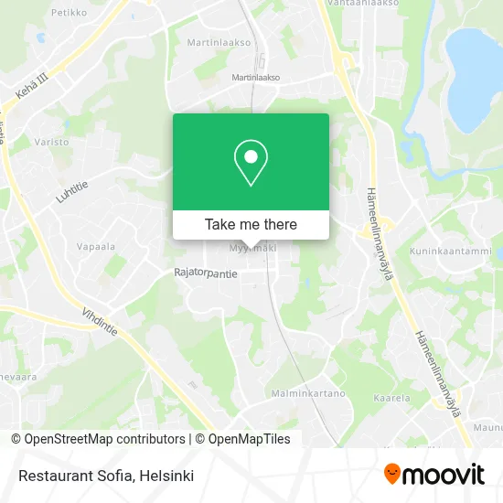 Restaurant Sofia map