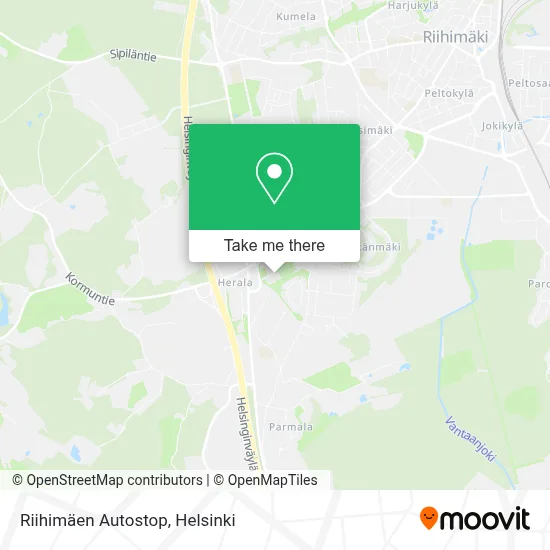 Riihimäen Autostop map