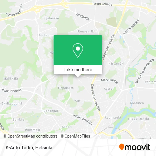 K-Auto Turku map