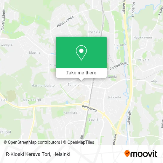 R-Kioski Kerava Tori map