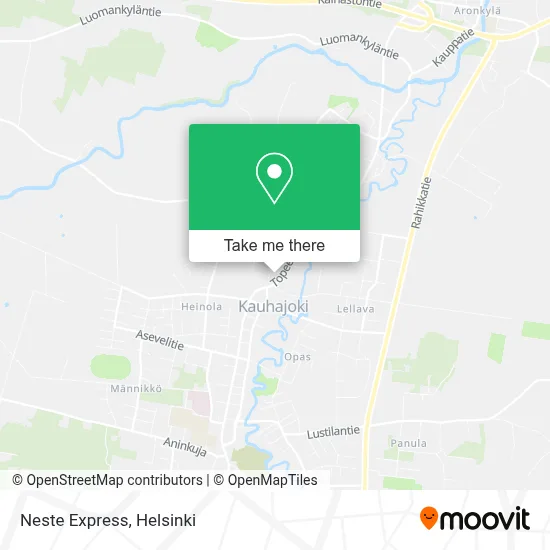 Neste Express map