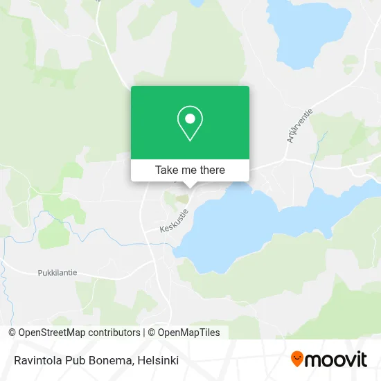 Ravintola Pub Bonema map