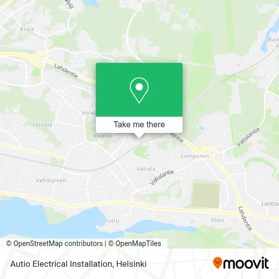 Autio Electrical Installation map