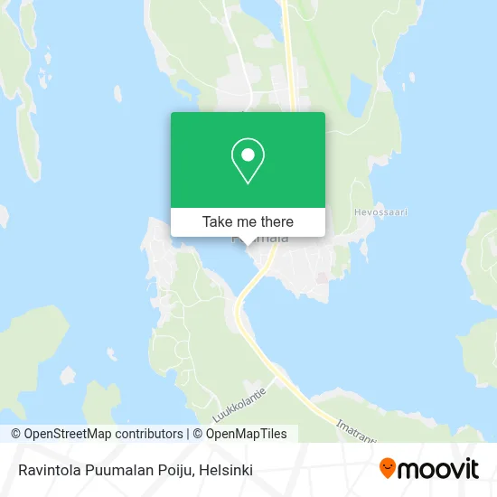 Ravintola Puumalan Poiju map