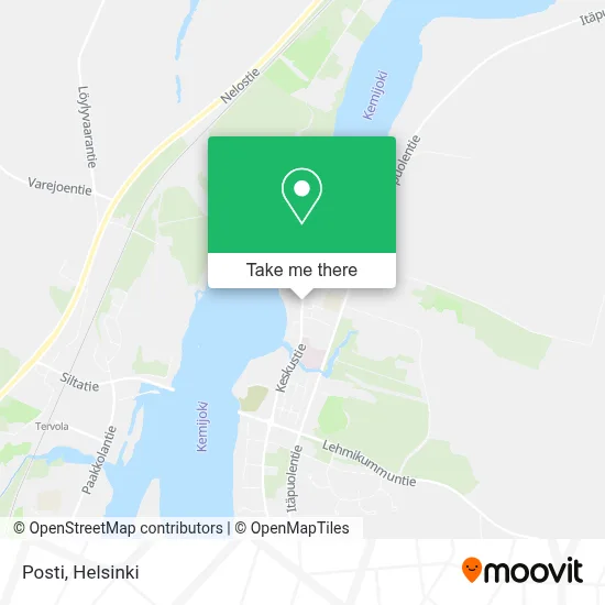 Posti map