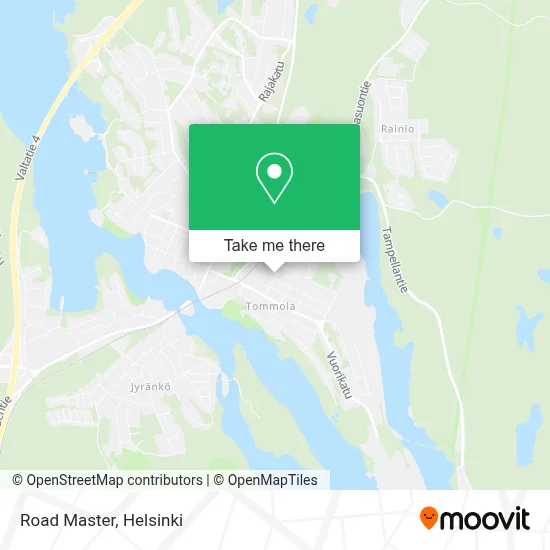 Road Master map