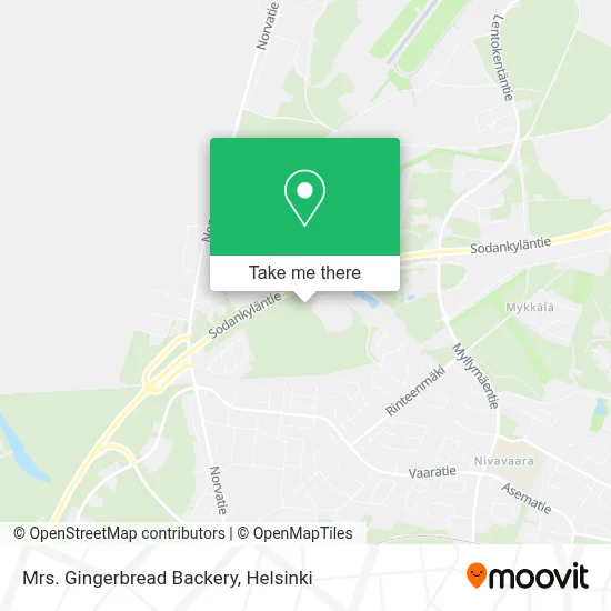 Mrs. Gingerbread Backery map
