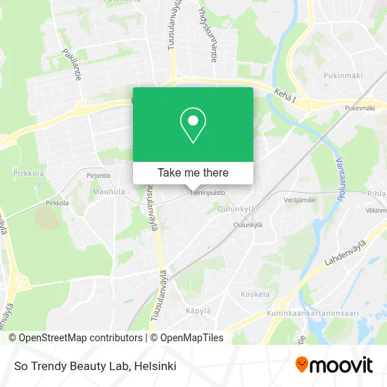 So Trendy Beauty Lab map