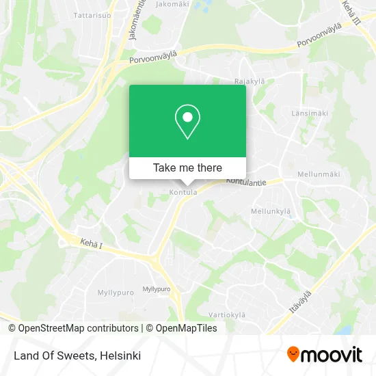 Land Of Sweets map