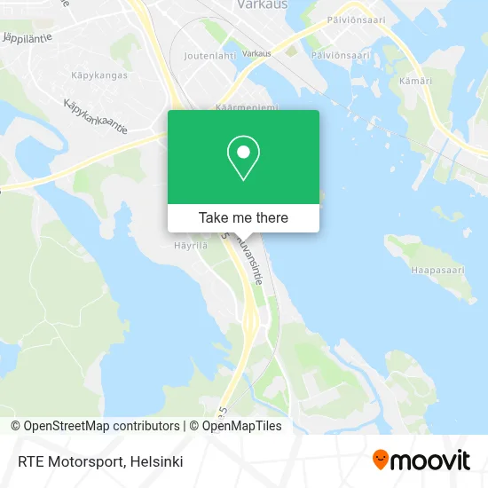 RTE Motorsport map
