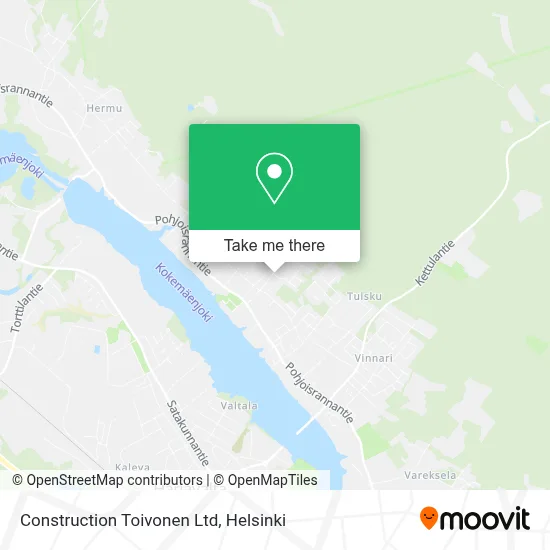 Construction Toivonen Ltd map